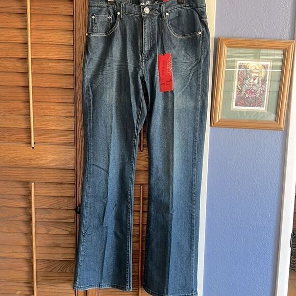 Ms Firefly Boot Cut Embellished Jeans New 12 - Picture 13 of 14